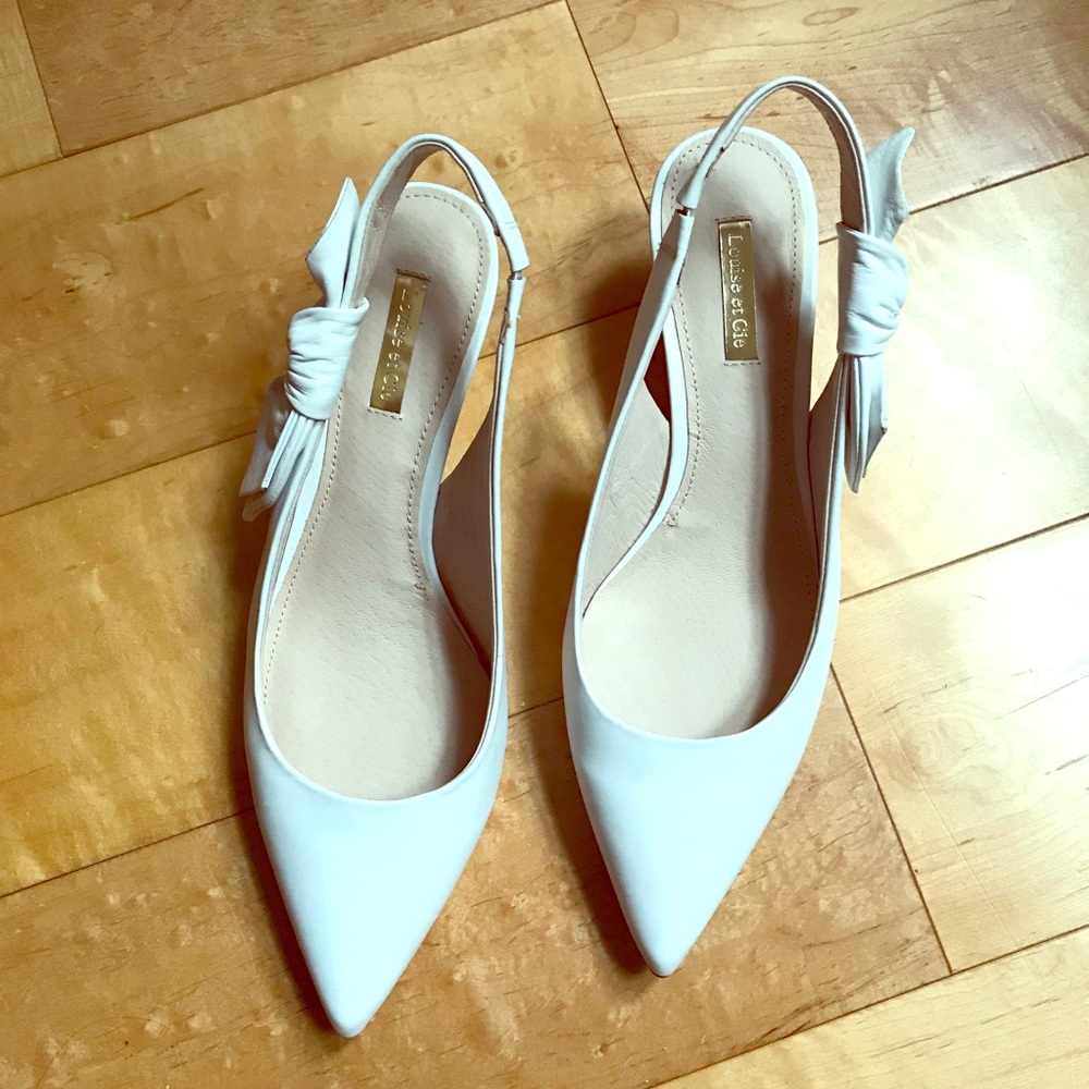 NWOT Louise Et Cie Jalisen Bow Kitten Heel Pump